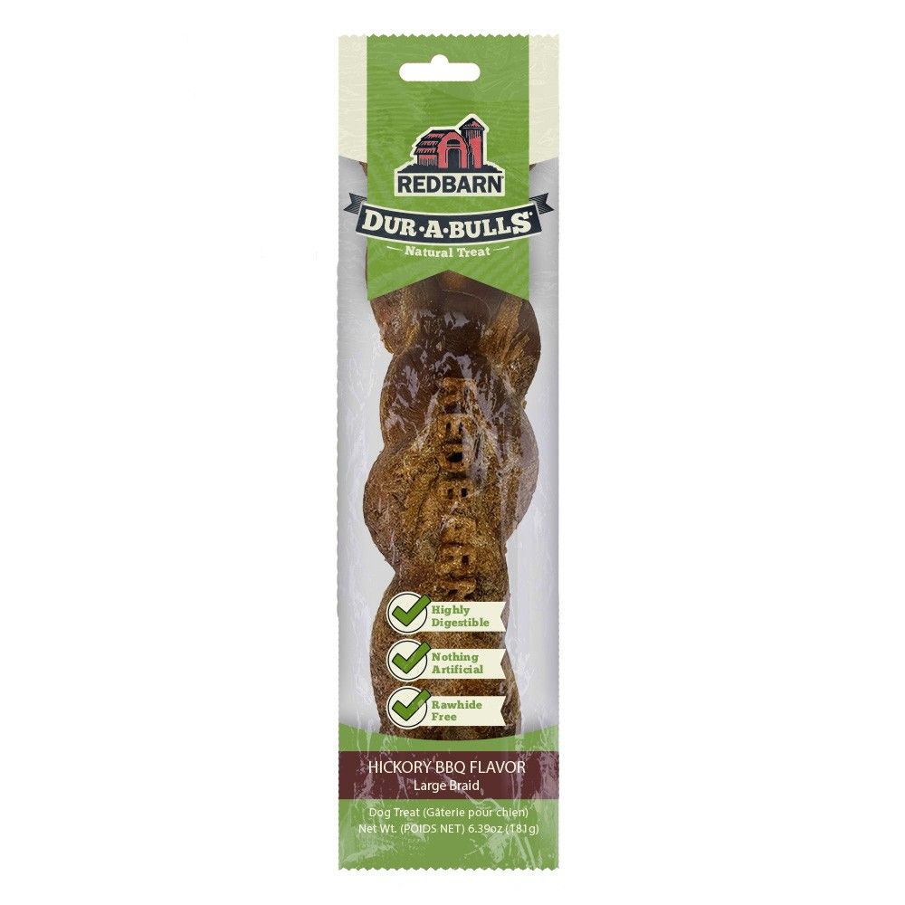 Redbarn Dur-A-Bulls Braid Hickory BBQ Large