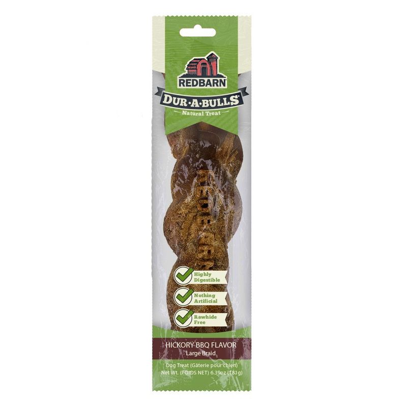 Redbarn Dur-A-Bulls Braid Hickory BBQ Large
