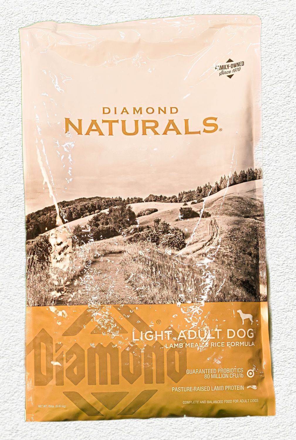 Diamond Naturals Light Adult Dog Lamb Meal & Rice, Size: 15 lb