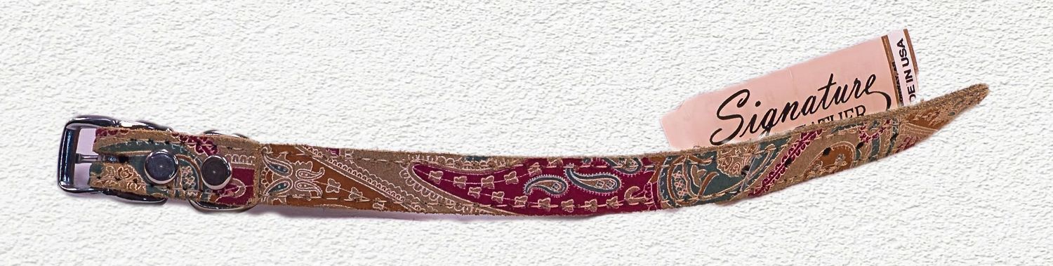 Omnipet Paisley Collar 1/2" Sand 10