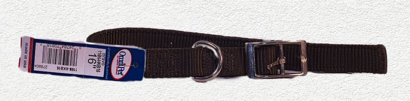 OMNIPET BRAVO HICKORY BARK DOG COLLAR 16