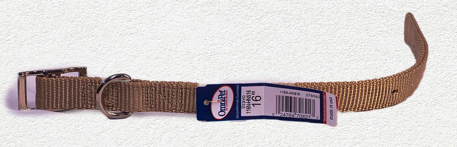 Omnipet Bravo Honeysand Dog Collar 16
