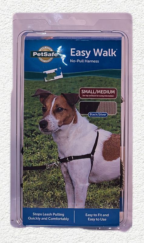EASY WALK HARNESS BLACK SMALL/MED