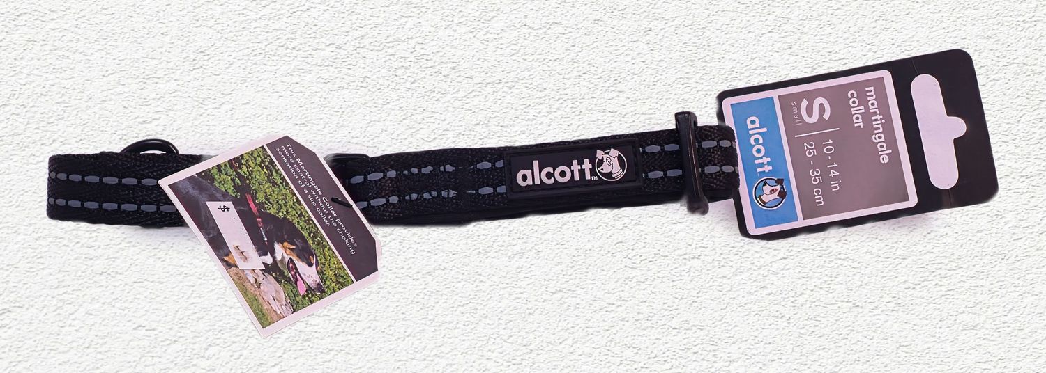 Alcott™ Black Martingale Collar Small