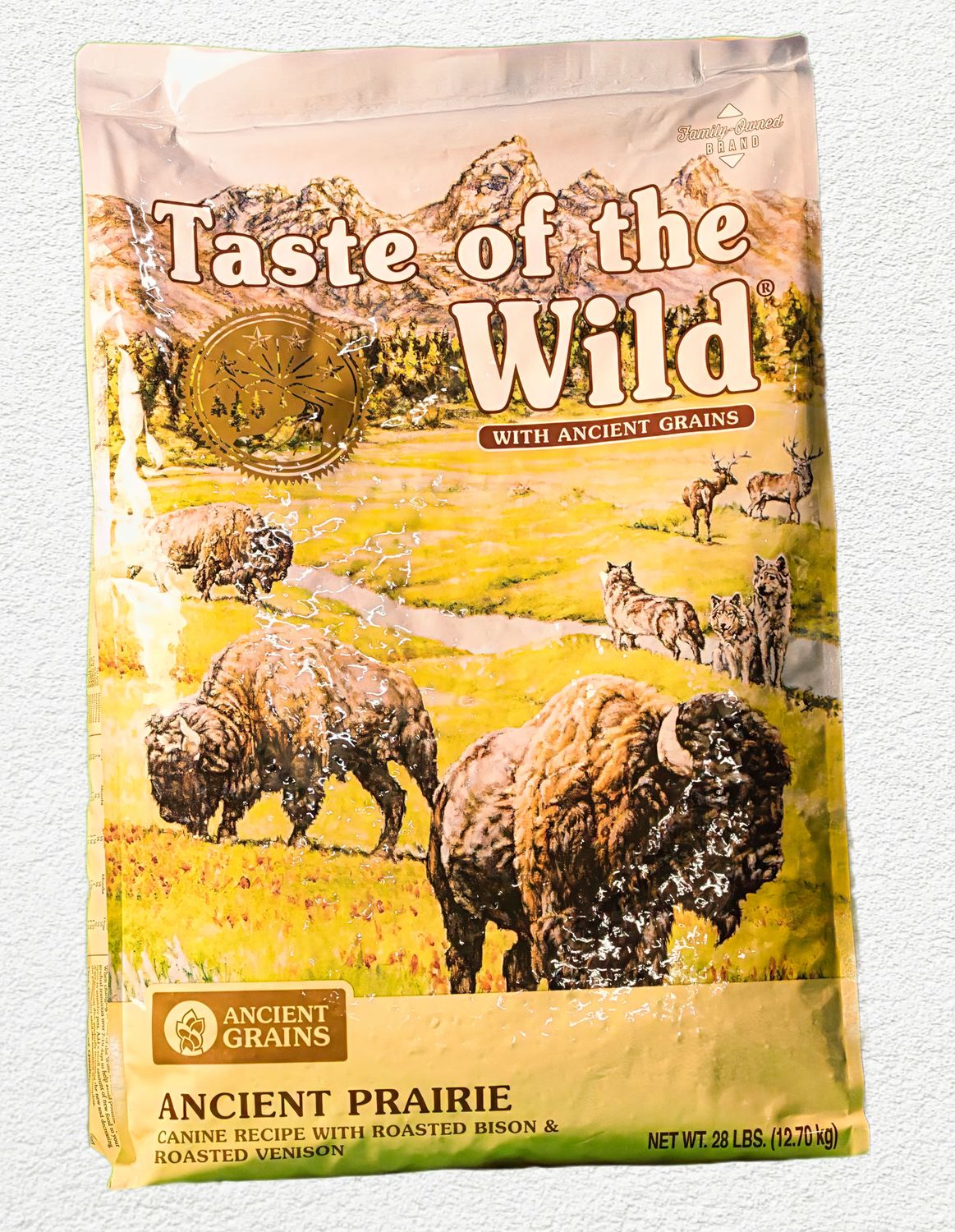 Taste of the Wild Ancient Grains Ancient Prairie Roasted Bison & Roasted Venison, Size: 5 lb