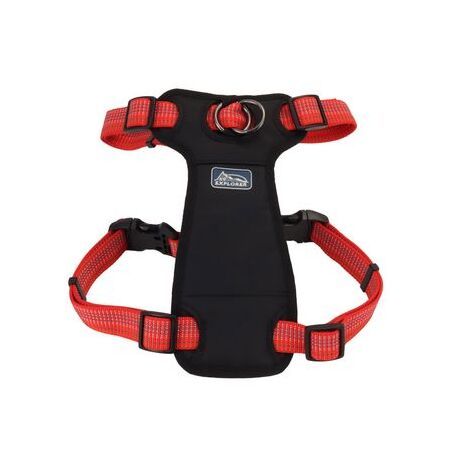 Coastal Dog Harness K9-Explorer Brights Reflective Front Connect Padded Canyon 26-38"