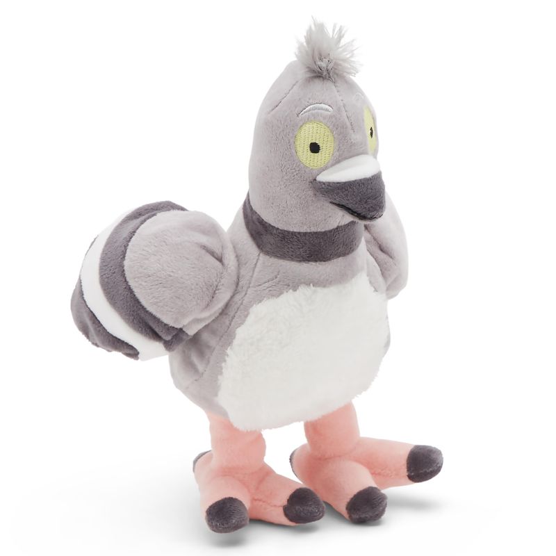 Bark Flappin Flossie Pigeon Plush Dog Toy Grey & White