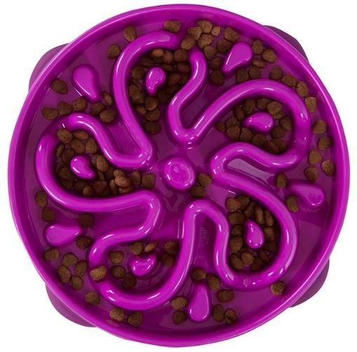 Outward Hound Fun Feeder  Purple Large