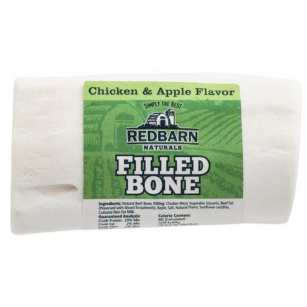Redbarn Small Filled Bone Natural Chicken & Apple