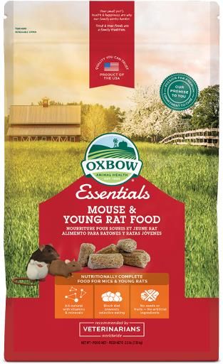 OXBOW ESSENTIAL MOUSE/RAT YOUNG RAT BLOCK 2.5 - LB