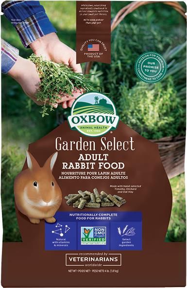 OXBOW BUNNY GARDEN SELECT ADULT RABBIT 4 - LB