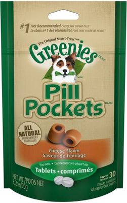 Greenies Pill Pocket Dog Cheese Small 3.2oz