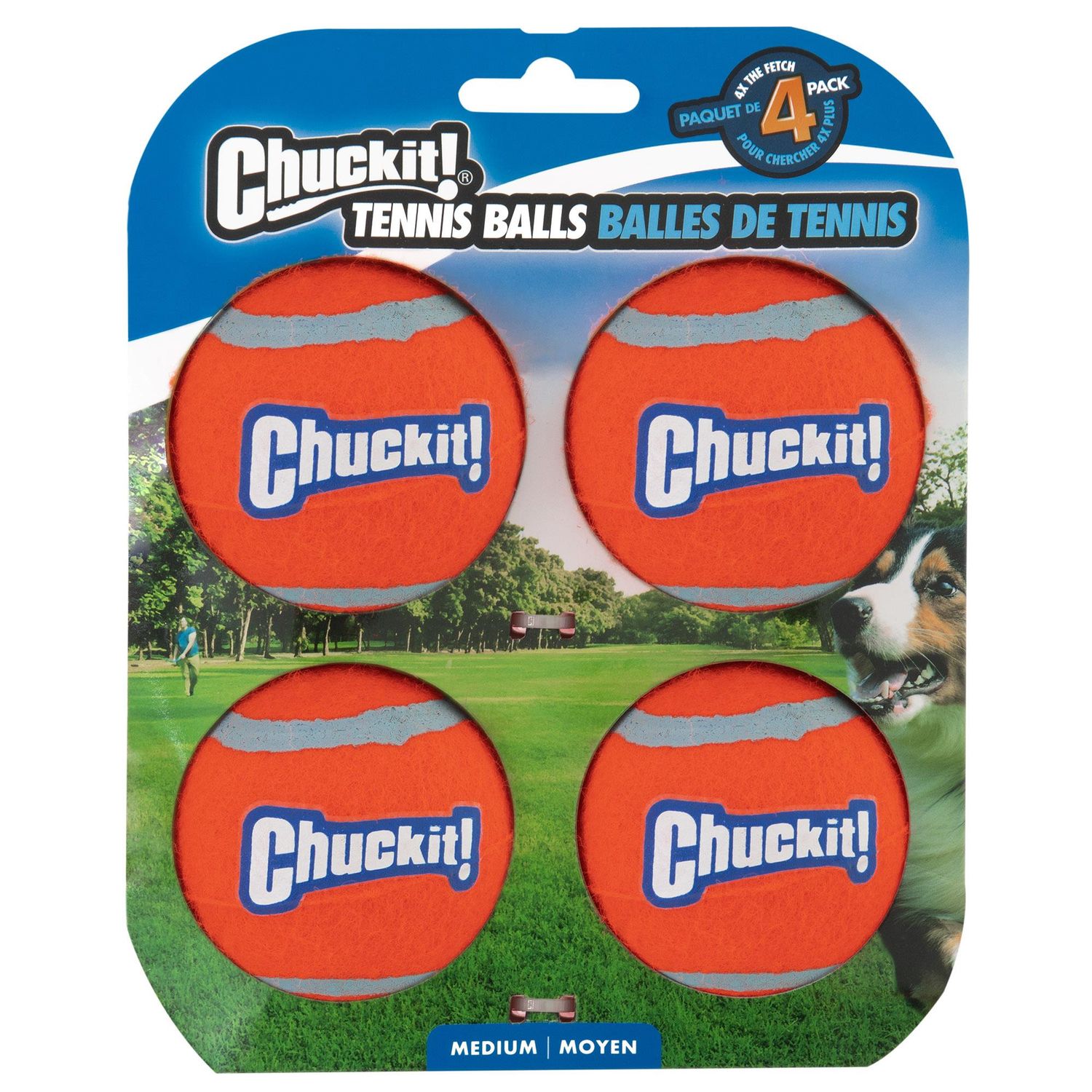 Chuckit Tennis Balls 4pk
