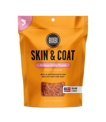 Bixbi Skin & Coat Salmon Jerky 4oz