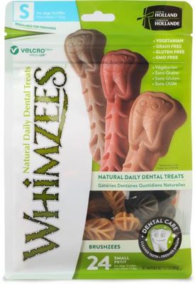 Whimzees Brushzees Small Bag 14oz Whimzees Brushzees Small Bag 14oz