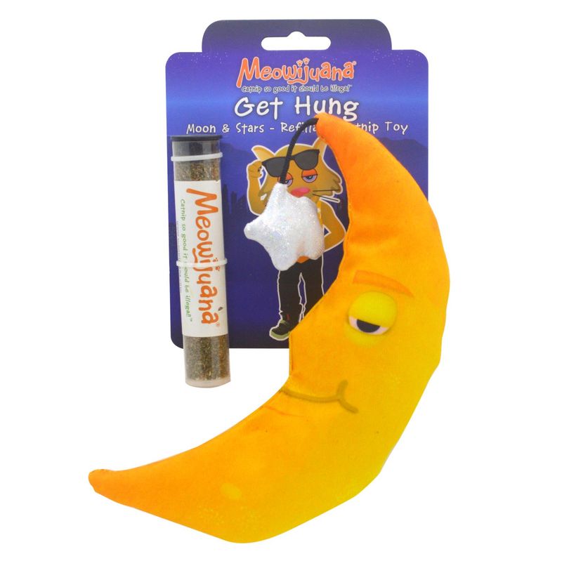 Meowijuana Get Hung Moon & Stars Catnip Cat Toy