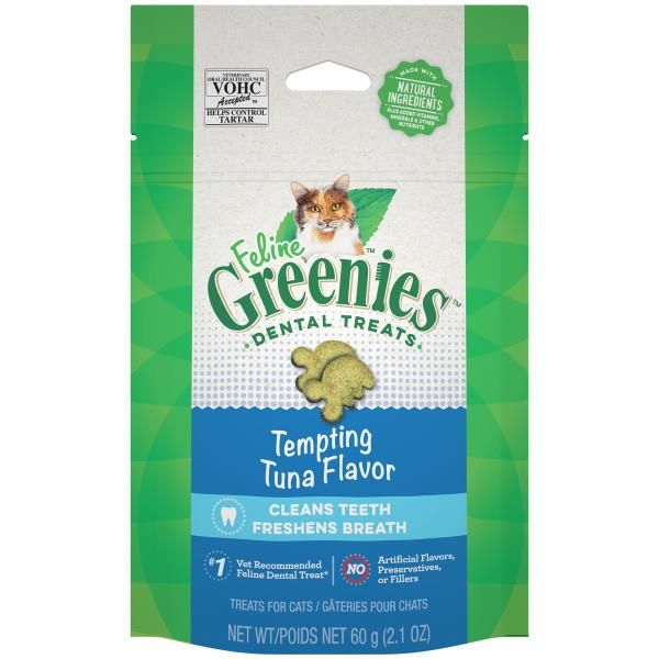 Greenies Feline Tuna Dental Treat 2.1 oz