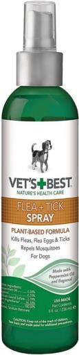 Vets Best Natural Flea Tick Spray 8oz