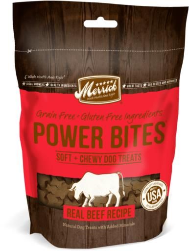 Merrick Power Bites Real Texas Beef 6oz