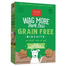 Wag More Bark Less Grain Free Oven Baked Treats with Chicken Sweet Potato 14 oz