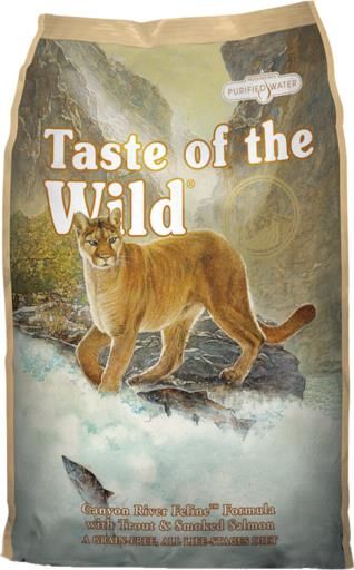 Taste of the Wild Feline Recipe Canyon River with Trout & Smoked Salmon - 5 lb