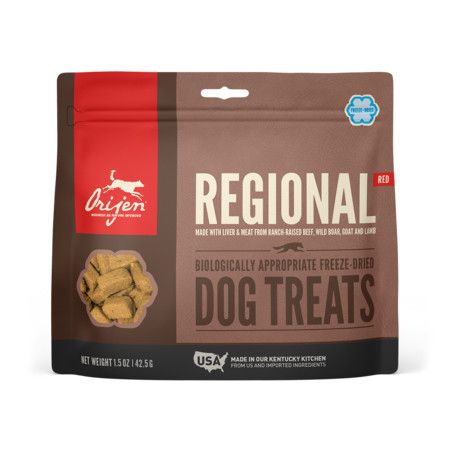 ORIJEN DOG TREAT FREEZE DRIED REG RED 1.5oz
