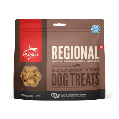ORIJEN DOG TREAT FREEZE DRIED REG RED 1.5oz