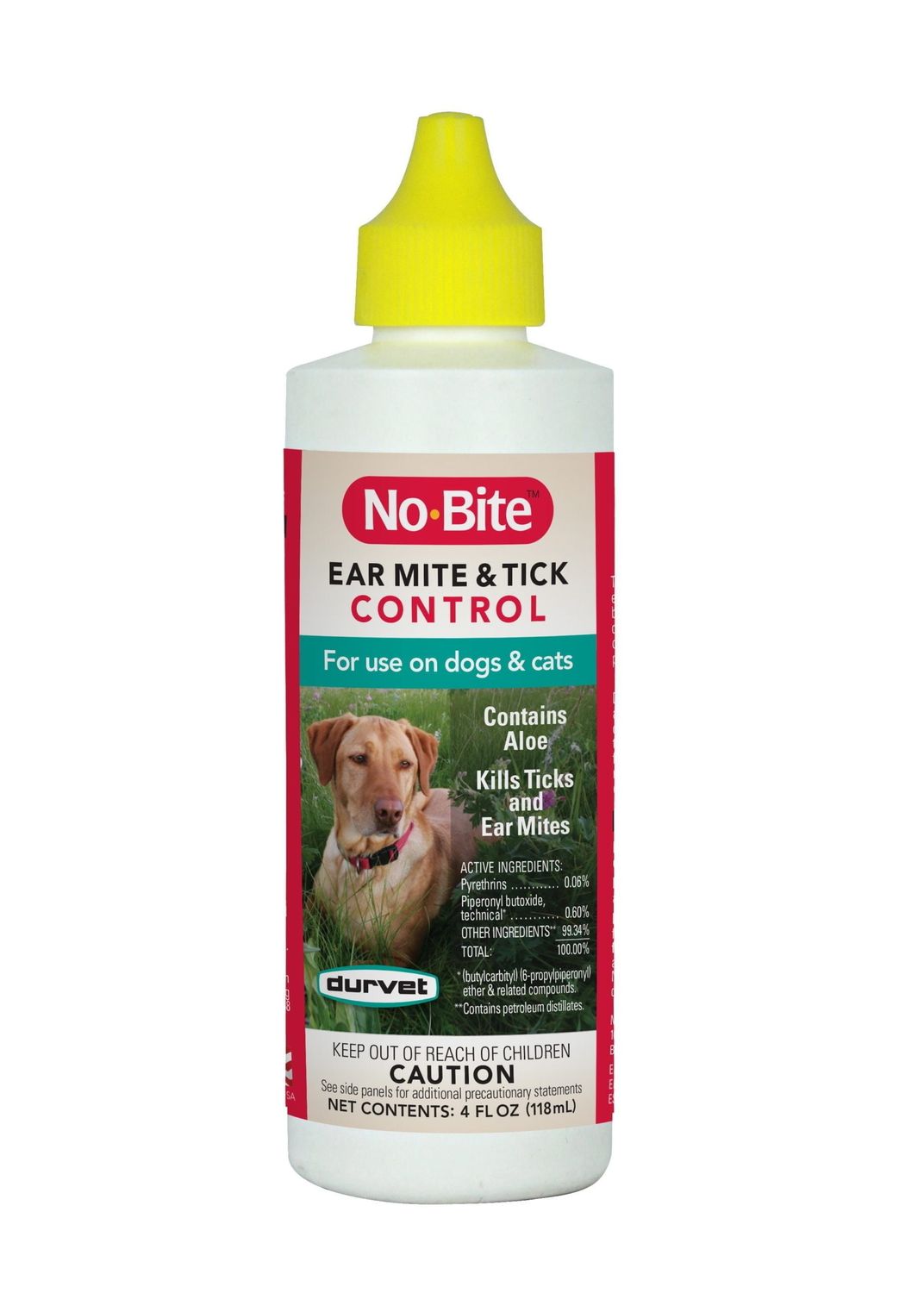 NO-BITE EAR MITE & TICK CONTROL 4 oz