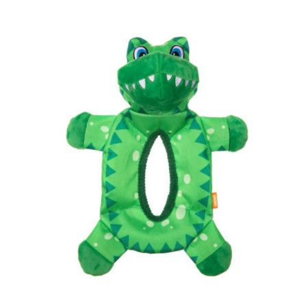 Growl Dog Toy Bruizers Gator Green