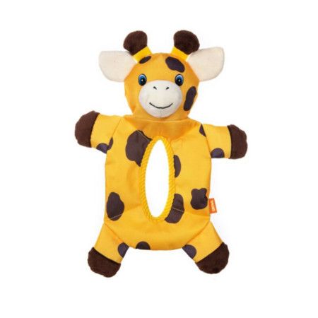 Growl Dog Toy Bruizers Giraffe Yellow