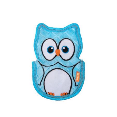 Growl Dog Toy Flip Floppz Owl Blue