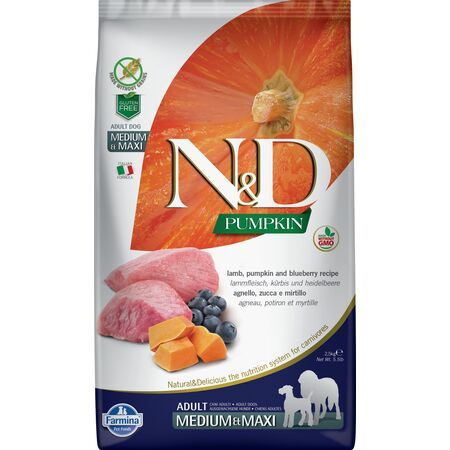 Farmina Pumpkin GF Lamb & Blueberry Dog Medium/Maxi 5.5 lb