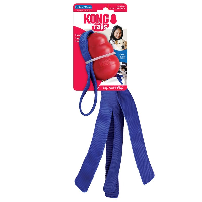 Kong Tails Dog Toy Red Large