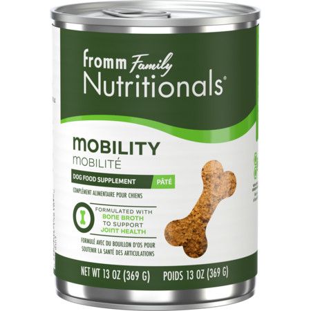 Fromm Dog Supplement Nutritionals Pate' Mobility 13 oz