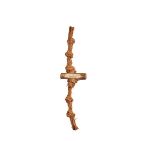 Canophera Cat Toy Coconut Rope Olive Wood