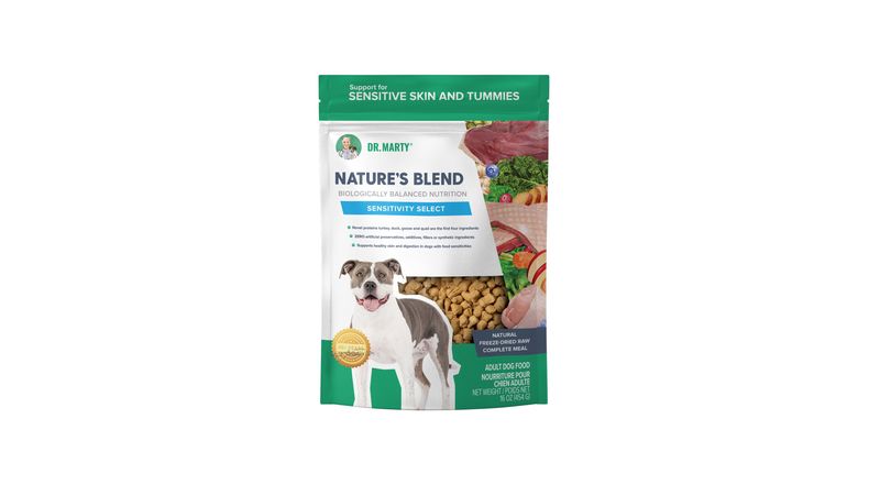 Dr. Marty's Nature's Blend Freeze Dried Sensitivity Select Dog 16 oz - 6 per Case