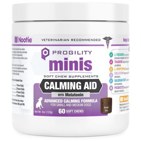 Nootie Dog Supplement Progility Calming Mini 60 ct