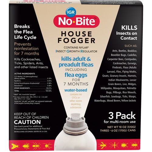 Fogger No Bite IGR - 3x6 oz