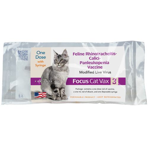 Focus Cat Vax 3 W/ Syringe - 1 dose