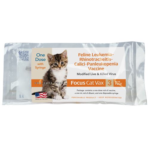 Focus Catvax 3 Plus Felv - 1 dose
