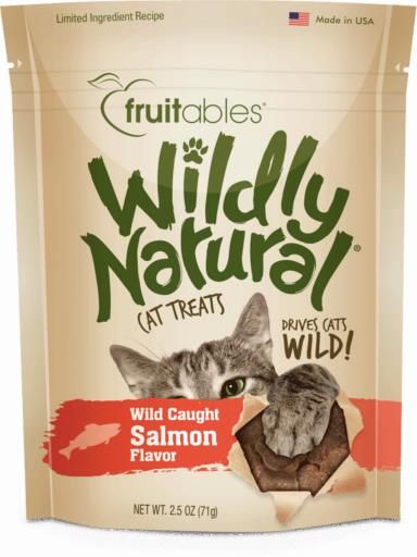 Fruitables Wildly Natural Cat Treats Salmon 2.5 oz