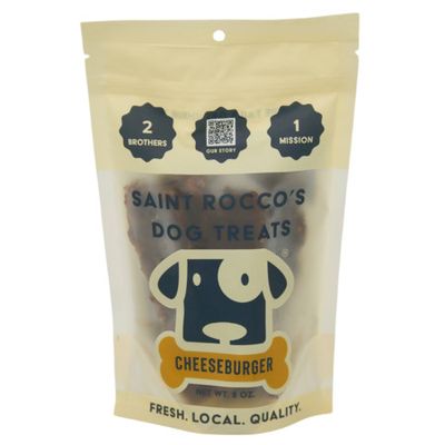 Saint Rocco's Dog Treat Cheeseburger 8 oz