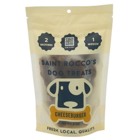 Saint Rocco's Dog Treat Cheeseburger 8 oz