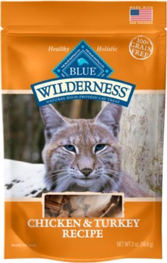 Blue Buffalo Wilderness Treats Chicken / Turkey Cat 2 oz