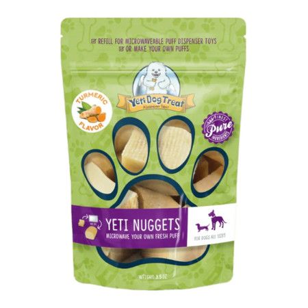 Yeti Dog Treat GF Nuggets Tumeric 3.5 oz