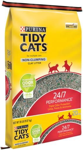 CAT LITTER TIDY CAT 24/7 PERFORMANCE RED 20lb
