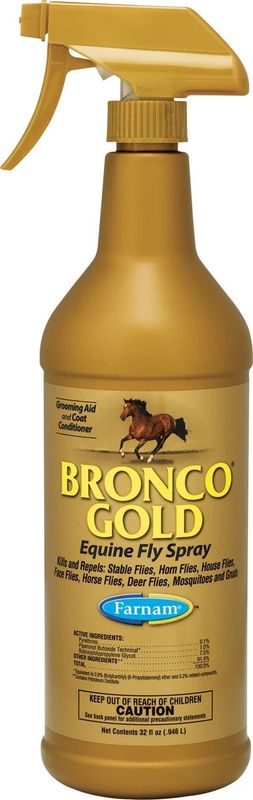 BRONCO GOLD FLY SPRAY 32oz