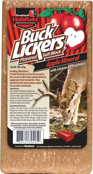 Salt Brick Buck Lickers  Apple 4 - Lb