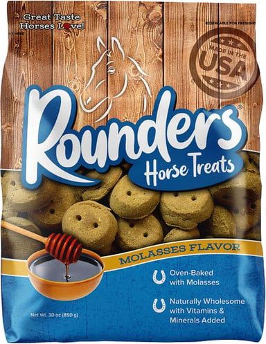 ROUNDERS MOLASSES HORSE TREATS 30oz