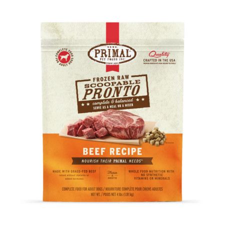 Primal Dog Pronto Frozen Beef Formula 4 lb